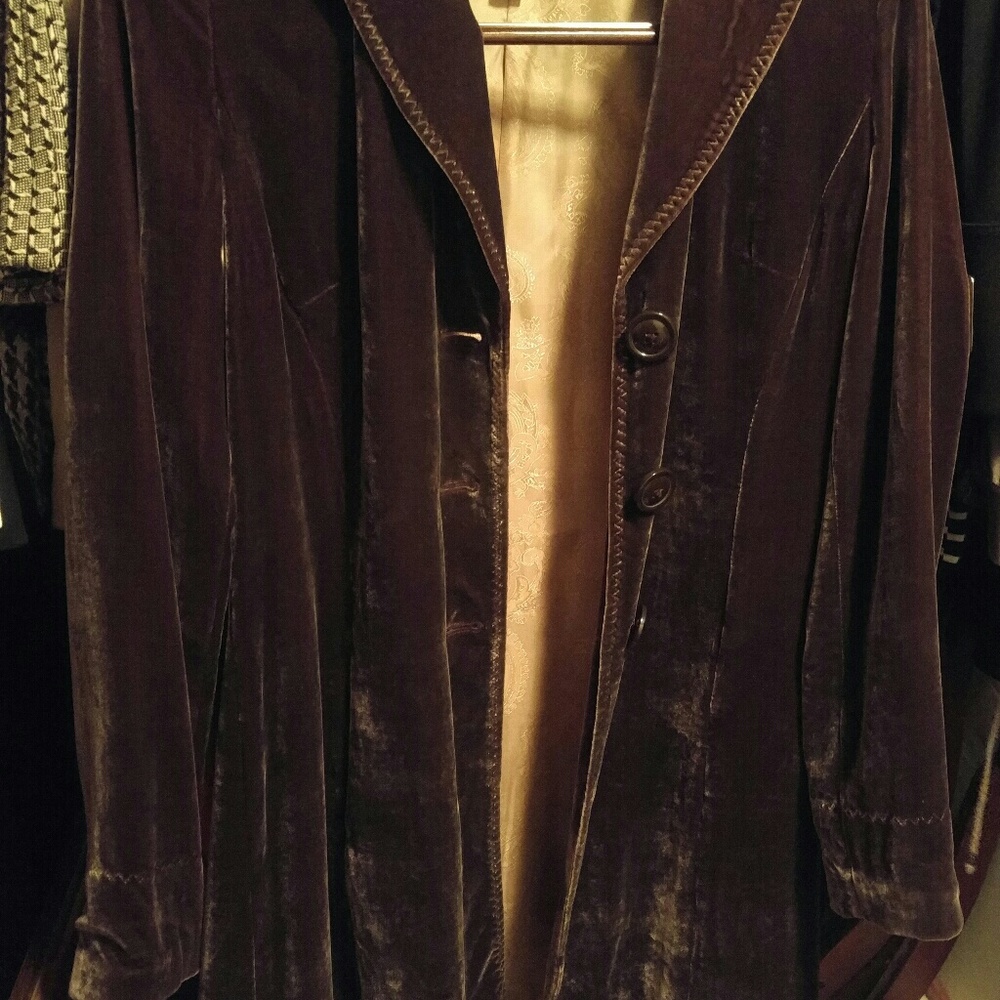 🔆SOLD🔆Coldwater Creek velvet jacket